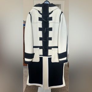 BURBERRY MENS RUNWAY WOOL DUFFLE COAT